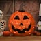16" Orange LED Happy Jack-O-Lantern Halloween Decor